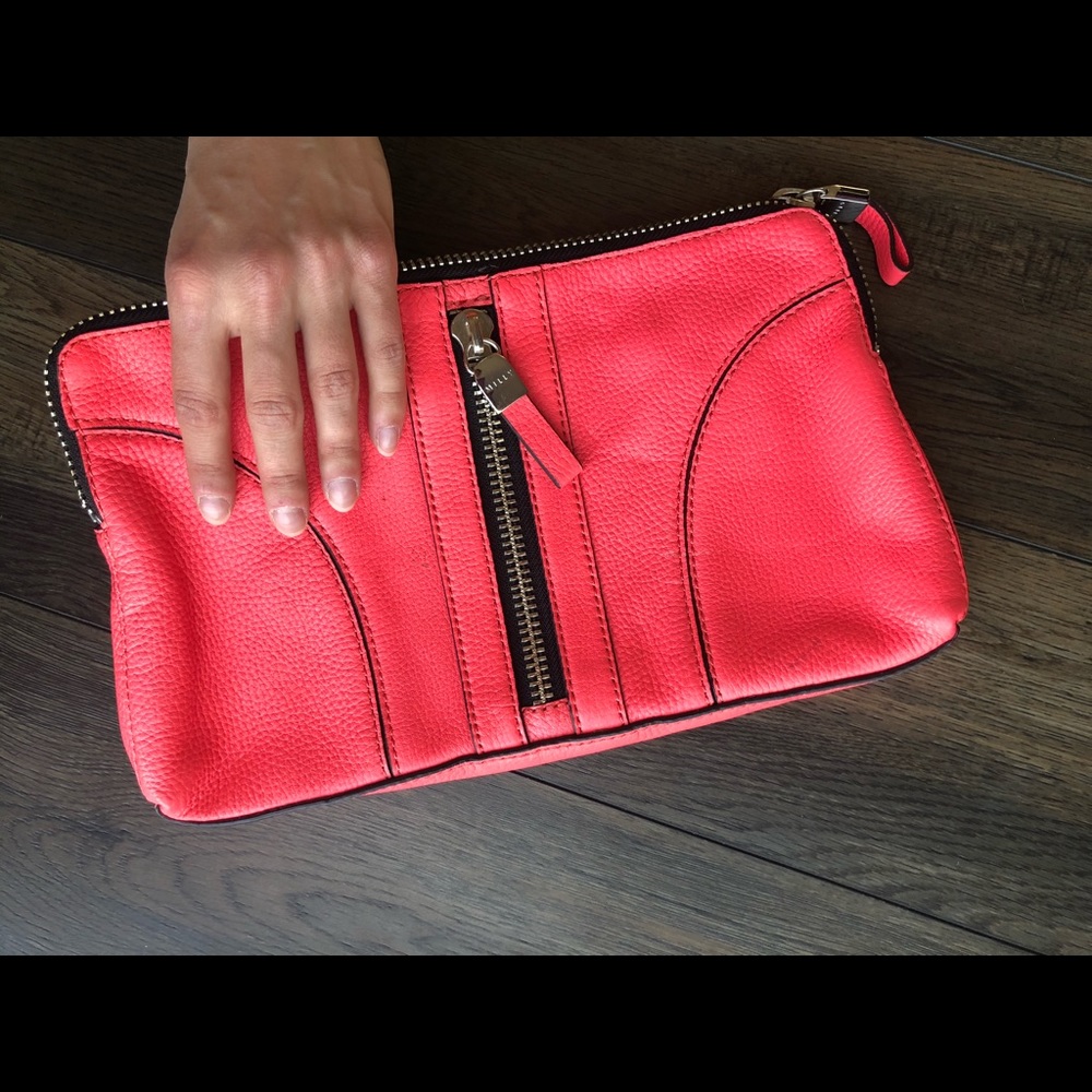 Milly pink clutch purse